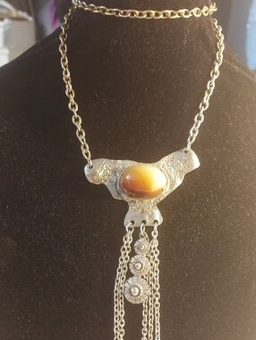Natural Agate Stone Necklace